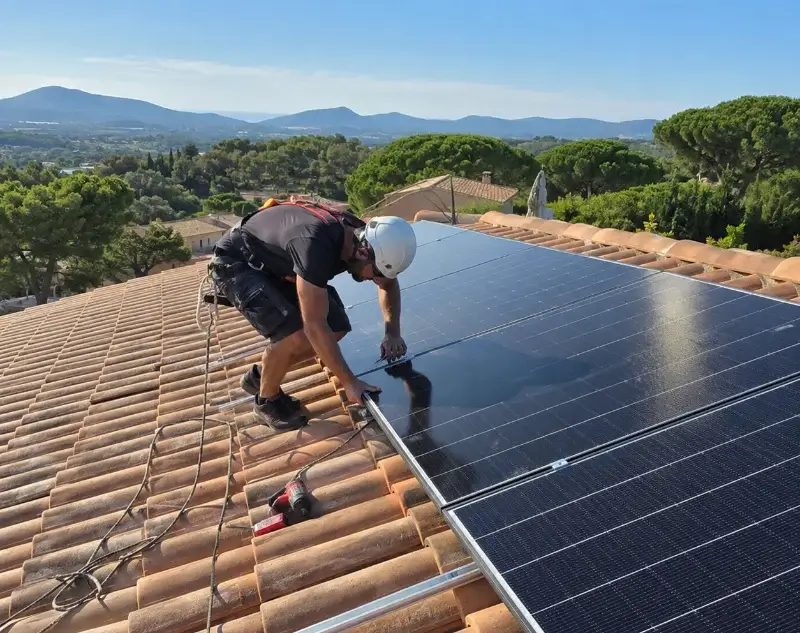 Installateur panneaux solaires Palau-del-Vidre — pose photovoltaïque sur toiture