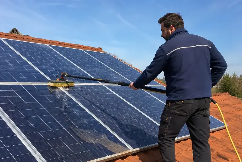 Nettoyage et entretien de panneaux solaires à Palau-del-Vidre
