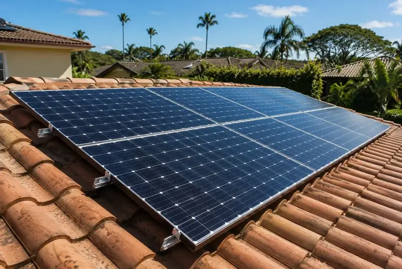 Installation de panneaux solaires à Palau-del-Vidre